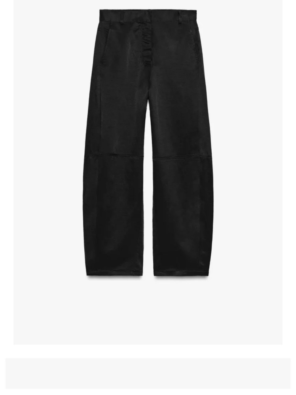 Women Black Wide-Leg Utility Pants - Classic Everyday Style
